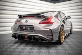 Maxton Design Street Pro Rear Diffuser Nissan 370Z Nismo Facelift NI370ZNISMOCNC-RS1B+BRBI