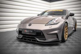 Maxton Design Street Pro Front Splitter Nissan 370Z Nismo Facelift NI370ZNISMOCNC-FD1BRB