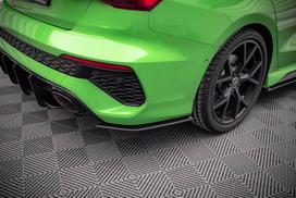 Maxton Design Street Pro Rear Side Splitters Audi RS3 Sedan 8Y AURS38YSCNC-RSD1BRB