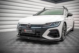Maxton Design Front Splitter V.3 Volkswagen Arteon R Sedan / Shooting Brake Mk1 Facelift VW-AR-1F-R-FD3G