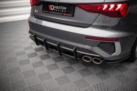 Maxton Design Street Pro Rear Diffuser Audi S3 Sedan 8Y AUS38YSCNC-RS1B+BRBI