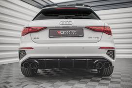 Maxton Design Rear Valance + Exhaust Ends Imitation Audi A3 S-Line Sportback 8Y AU-A3-8Y-SLINE-RS1G+CHROME