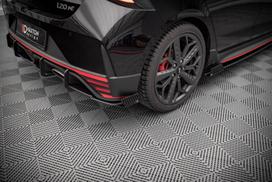 Maxton Design Street Pro Rear Side Splitters + Flaps Hyundai I20 N Mk3 HYI203NCNC-RSD1BRB+RSF1G