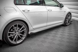 Maxton Design Street Pro Side Skirts Diffusers + Flaps Volkswagen Golf R Mk7 VWGO7RCNC-SD1BRB+SRF1G