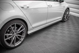 Maxton Design Street Pro Side Skirts Diffusers Volkswagen Golf R Mk7 VWGO7RCNC-SD1BRB
