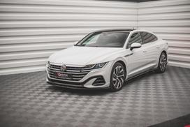 Maxton Design Front Splitter V.2 Volkswagen Arteon R-Line Sedan / Shooting Brake Mk1 Facelift VW-AR-1F-RLINE-FD2G