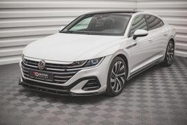 Maxton Design Front Splitter V.1 Volkswagen Arteon R-Line Sedan / Shooting Brake Mk1 Facelift VW-AR-1F-RLINE-FD1G