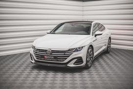 Maxton Design Front Splitter V.3 Volkswagen Arteon R-Line Sedan / Shooting Brake Mk1 Facelift VW-AR-1F-RLINE-FD3G