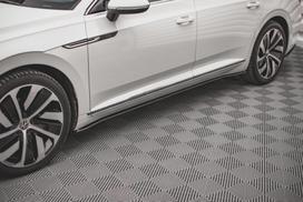 Maxton Design Street Pro Side Skirts Diffusers V.1 Volkswagen Arteon R/ R-Line Sedan / Shooting Brake Mk1 Facelift VWAR1FRLINECNC-SD1BRB