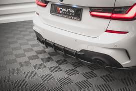 Maxton Design Street Pro Rear Diffuser BMW 3 G20 / G21 M-Pack BM320MPACKCNC-RS1BRB