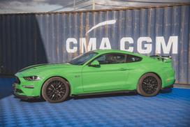 Maxton Design Street Pro Side Skirts Diffusers V.1 + Flaps Ford Mustang GT Mk6 Facelift FOMU6FGTCNC-SD1BRB+SRF1G