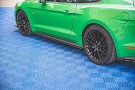 Maxton Design Street Pro Side Skirts Diffusers V.1 Ford Mustang GT Mk6 Facelift FOMU6FGTCNC-SD1BRB