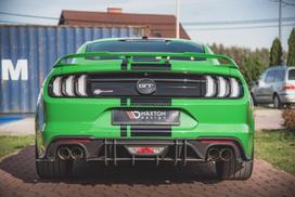 Maxton Design Street Pro Rear Diffuser Ford Mustang GT Mk6 Facelift FOMU6FGTCNC-RS1BRB