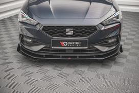 Maxton Design Street Pro Front Splitter + Flaps Seat Leon FR Mk4 SELE4FRCNC-FD1BRB+FSF1G