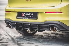 Maxton Design Street Pro Rear Diffuser V.1 Volkswagen Golf GTI Clubsport Mk8 VWGO8GTICSCNC-RS1B+BRBI