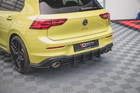 Maxton Design Street Pro Rear Diffuser V.2 Volkswagen Golf GTI Clubsport Mk8 VWGO8GTICSCNC-RS2B+BRBI