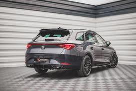 Maxton Design Street Pro Rear Diffuser Seat Leon FR ST Mk4 SELE4FRSTCNC-RS1B+BRBI