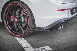 Maxton Design Rear Side Splitters V.2 + Flaps Volkswagen Golf GTI / GTE Mk8 VW-GO-8-GTI-RSD2G+RSF