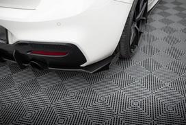 Maxton Design Street Pro Rear Side Splitters V.2 + Flaps for BMW 1 F20 M140i BM1F20FMCNC-RSD2BRB+RSF1G