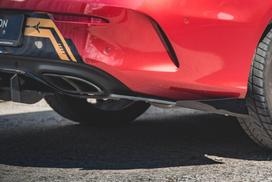 Maxton Design Street Pro Rear Side Splitters + Flaps Mercedes-AMG C43 Coupe C205 MEC20543AMGCNC-RSD1BRB+RSF1G