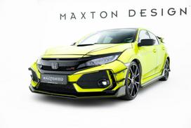 Maxton Design Street Pro Front Splitter V.2 Honda Civic Type-R Mk10 / Mk10 Facelift HOCI10TYPERCNC-FD3BRB