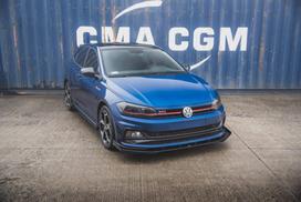Maxton Design Street Pro Front Splitter + Flaps Volkswagen Polo GTI Mk6 VWPO6GTICNC-FD3BRB+FSF1G