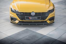Maxton Design Street Pro Front Splitter Volkswagen Arteon R-Line Sedan / Shooting Brake Mk1 VWAR1RLINECNC-FD1BRB