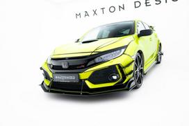 Maxton Design Street Pro Front Splitter Honda Civic Type-R Mk10 / Mk10 Facelift HOCI10TYPERCNC-FD4BRB