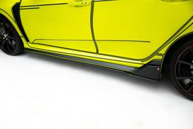 Maxton Design Street Pro Side Skirts Diffusers Honda Civic Type-R Mk10 / Mk10 Facelift HOCI10TYPERCNC-SD2BRB