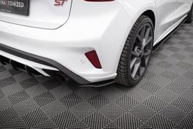 Maxton Design Street Pro Rear Side Splitters Ford Focus ST Mk4 FOFO4STCNC-RSD1BRB