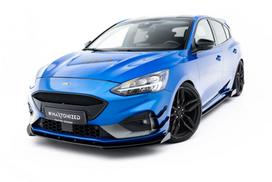 Maxton Design Street Pro Front Splitter + Flaps Ford Focus ST / ST-Line Mk4 FOFO4STCNC-FD1BRB+FSF1G