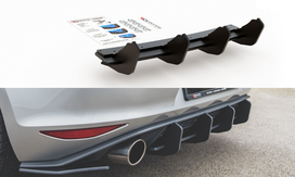 Maxton Design Racing Durablity Rear Diffuser V.2 VW Golf 7 GTI VWGO7GTICNC-RS2B+BRBI