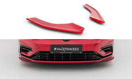 Maxton Design Front Side Splitters Volkswagen Golf R / R-Line Mk7 Facelift VW-GO-7F-R-FD8RED