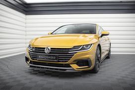 Maxton Design FRONT SPLITTER V.2 Volkswagen Arteon R-Line Sedan / Shooting Brake Mk1 VW-AR-1-RLINE-FD2G