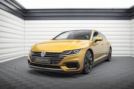 Maxton Design Front Splitter V.1 Volkswagen Arteon R-Line Sedan / Shooting Brake Mk1 VW-AR-1-RLINE-FD1G