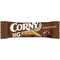 Javainių batonėlis su pieninio šokolado gabaliukais CORNY BIG, 50 g