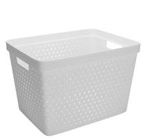 Perforuota dėžutė, 19l, balta