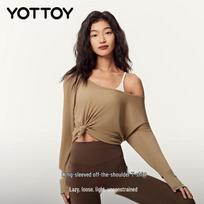 Yottoy Women's Long Sleeve Pilates Fitness T-Shirt M