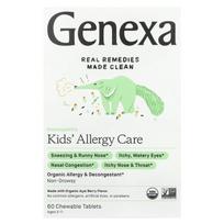 „Genexa“, alergijos gydymas vaikams nuo 3 iki 11 metų, ekologiškos acai uogos, 60 kramtomųjų tablečių