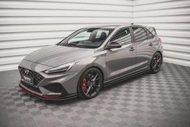 Maxton Design Street Pro Side Skirts Diffusers V.2 Hyundai I30 N / N-Line Hatchback / Fastback Mk3 / Mk3 Facelift HYI303FNCNC-SD1B