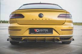 Maxton Design Street Pro Rear Valance + Flaps Volkswagen Arteon R-Line Sedan / Shooting Brake Mk1 VWAR1RLINECNC-RS1B+RSF1G