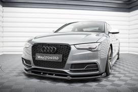 Maxton Design Front Splitter V.3 Audi S5 / A5 S-Line 8T Facelift AU-S5-1F-FD1G