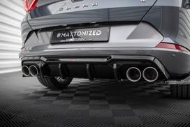 Maxton Design Rear Valance V.3 + Exhaust Ends Imitation Cupra Formentor Mk1 CU-FO-1-RS3G+RS3RG+BLACK