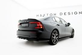 Maxton Design Rear Splitter (with vertical bars) Volvo S60/V60 R-Design Mk3 VO-S60-3F-RDESIGN-RD1G+RD2G
