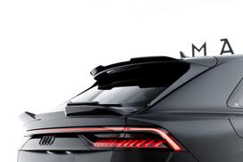 Maxton Design Upper Spoiler Cap Audi Q8 S-line / SQ8 Mk1 Facelift AU-Q8-1-SLINE-CAP1G