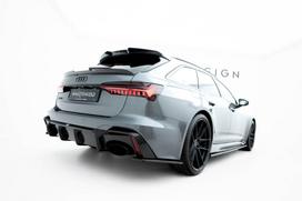 Maxton Design Prepreg Carbon Fiber Rear Side Splitters Audi RS6 C8 / C8 Facelift CF-AU-RS6-C8-RSD1-245-P