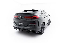 Maxton Design Rear Splitter (with vertical bars) V.1 BMW X6 M-Pack G06 Facelift BM-X6-G06F-MPACK-RD1G+RD3G