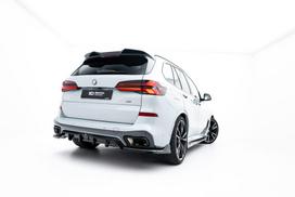 Maxton Design Rear Splitter (with vertical bars) V.2 BMW X5 M-Pack G05 Facelift BM-X5-05F-MPACK-RD2G+RD3G
