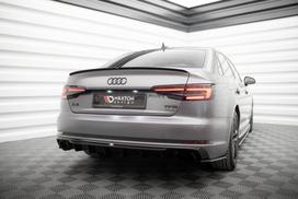 Maxton Design Rear Valance V.1 Audi A4 S-line B9 (Version with single exhaust tips on one side) AU-A4-B9-SLINE-RS1GO_