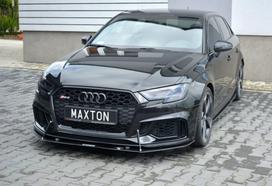 Maxton Design Front Racing Splitter V.1 Audi RS3 Sportback 8V Facelift AU-RS3-8VF-CNC-FD1A